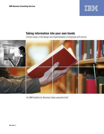 Taking information into your own hands - IBM