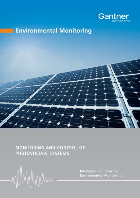 Environmental Monitoring - Gantner Instruments, Inc.