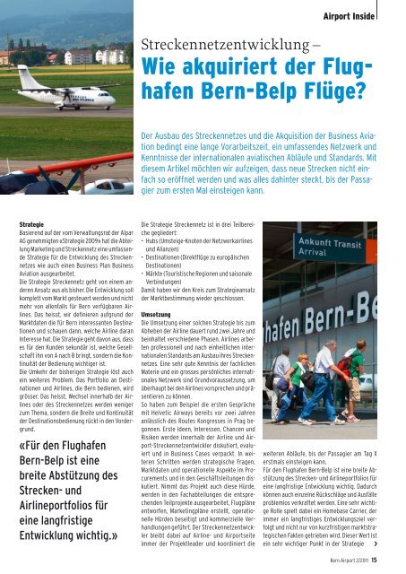 Ausgabe 2/2011 - Bern-Belp