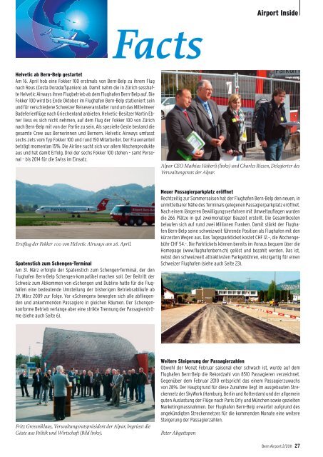 Ausgabe 2/2011 - Bern-Belp