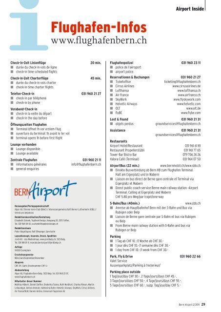 Ausgabe 2/2011 - Bern-Belp