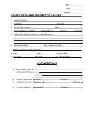 Printable Cruise Reservation form - Fort Bragg