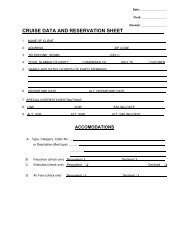 Printable Cruise Reservation form - Fort Bragg