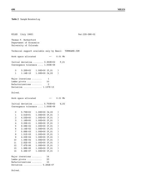 Solver Manual (pdf) - Gams