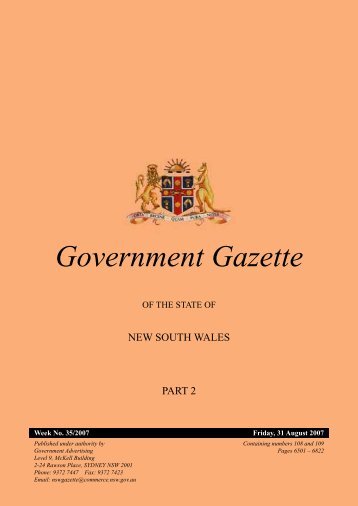 31st August Part 2 - Government Gazette