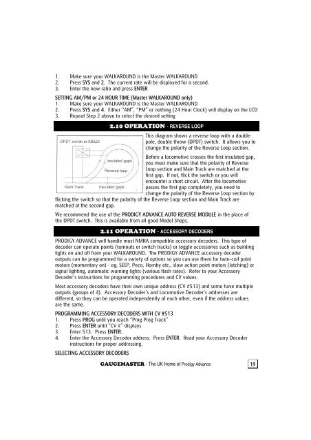 (DCC02) manual - Gaugemaster.com