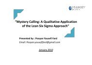 ?Mystery Calling: A Qualitative Application of the Lean Six ... - CASA