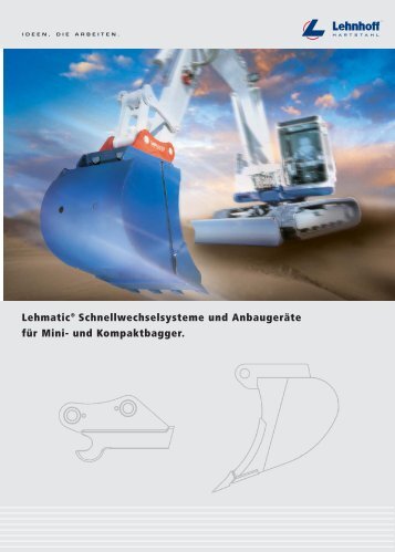 Lehmatic® Schnellwechselsysteme und Anbaugeräte für Mini- und ...