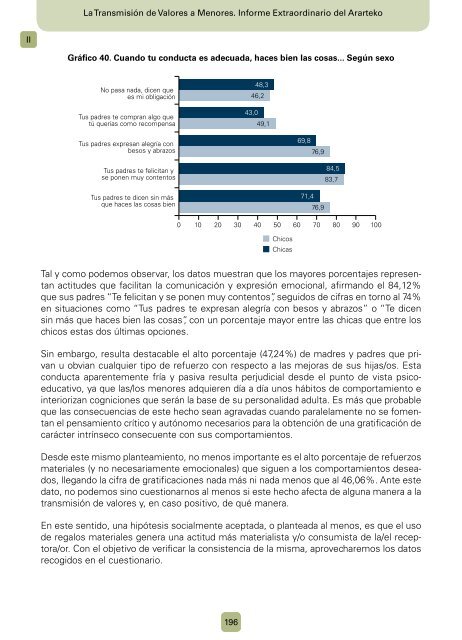 La transmisión de valores a menores - Ararteko