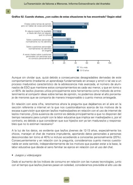 La transmisión de valores a menores - Ararteko