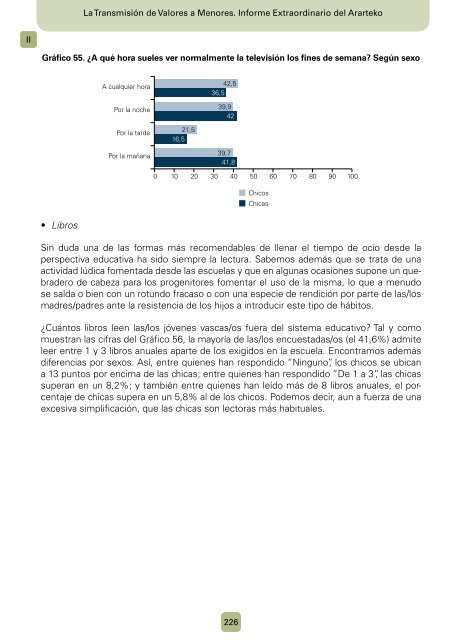 La transmisión de valores a menores - Ararteko