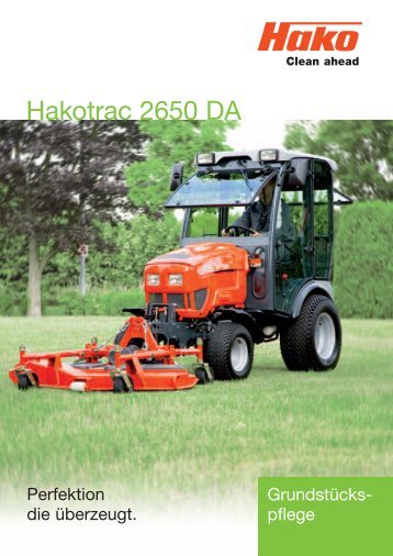 Prospekt Hako Kompaktschlepper Hakotrac 2650 DA - Forklift