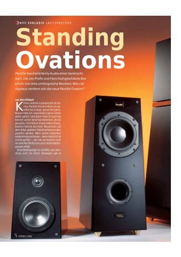 Stereo 01/06 - Verity Audio Parsifal Ovation