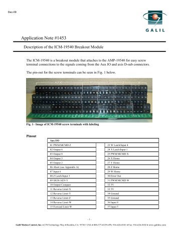 Note 1453 - Galil