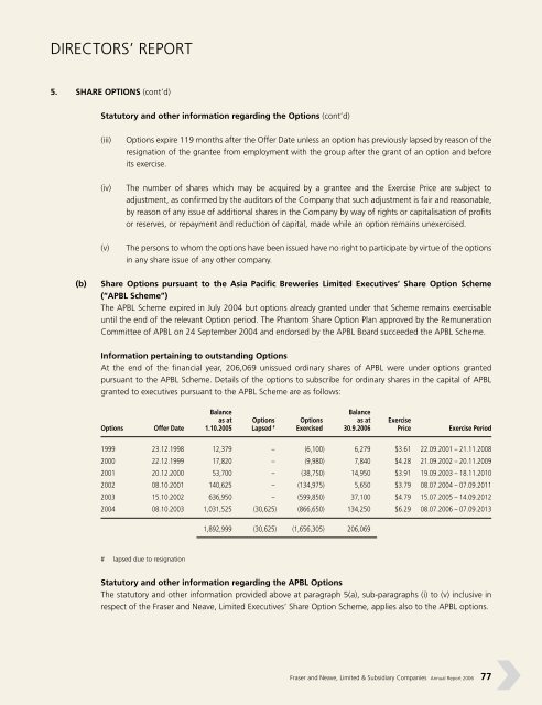 Full Report - Fraser and Neave Limited