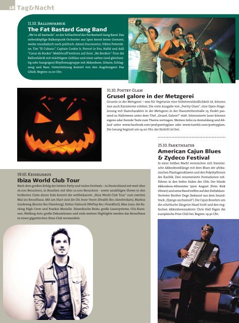 Stadtmagazin Neue Szene Augsburg 2013-10