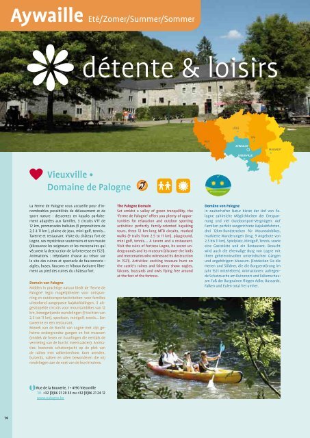 Aywaille - Fédération du Tourisme de la Province de Liège