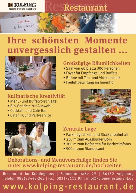 Hochzeits-Guide Neue Szene Augsburg 2013