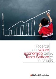 Ricerca sul valore economico del Terzo Settore in Italia 2012