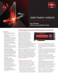 AMD FirePro™ W8000 Data Sheet