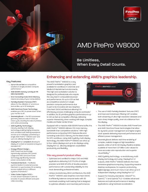Amd firepro hotsell w8000