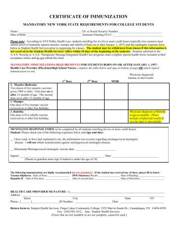 florida certification immunization form immunization requirement form pace university florida certification immunization form immunization requirement form pace university