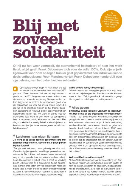 Lees het interview met Frank Deboosere als pdf - Frederika Hostens