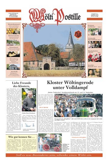 Kloster Wöltingerode unter Volldampf - Klostergut Wöltingerode