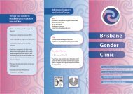 Brisbane Gender Clinic Brochure 2008 - FTM Australia