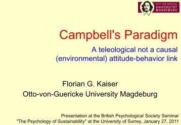 Campbell's Paradigm