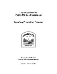 City of Gainesville Public Utilities Department ... - Gainesville, GA