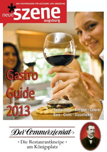 Gastro-Guide Neue Szene Augsburg 2013