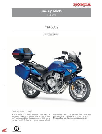 Line-Up Model CBF600S - Honda