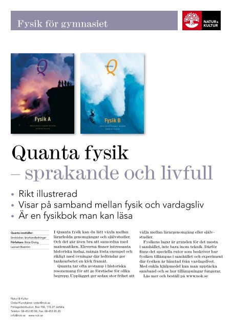 Fysikaktuellt, maj 2007 - Svenska Fysikersamfundet