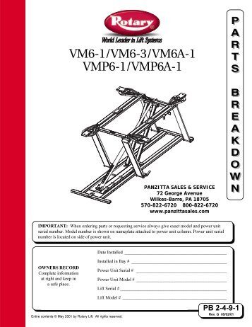 VM6-1/VM6-3/VM6A-1 VMP6-1/VMP6A-1 - Atlantic Auto Suppliers