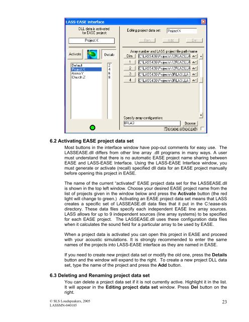 LASS user manual - audio concepts