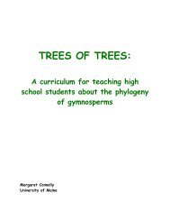 Gymnosperm Curriculum 07 - School of Forest Resources ...