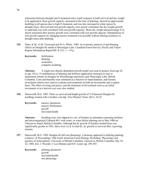 IntensIve sIlvIculture - Forest Science Labs - Research Network ...