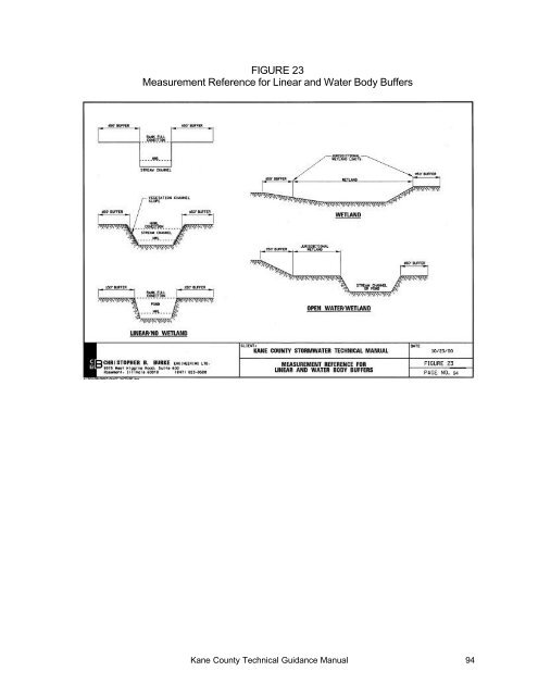 kane county stormwater technical guidance manual - Kane County, IL