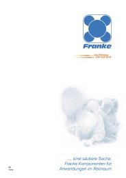 Reinraum 1-8 - Franke GmbH