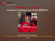 Présentation du référentiel Global EVALOG (MMOG/LE) - GALIA