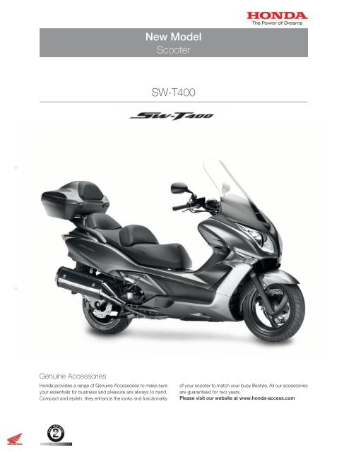 New Model SW-T400 - Honda