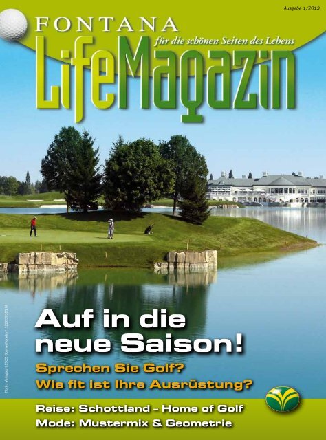 Ausgabe 01/2013 - Golfclub Fontana