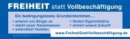 Freiheit statt Vollbeschäftigung