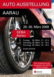 AUTO AUSSTELLUNG AARAU - Garage Häusermann AG