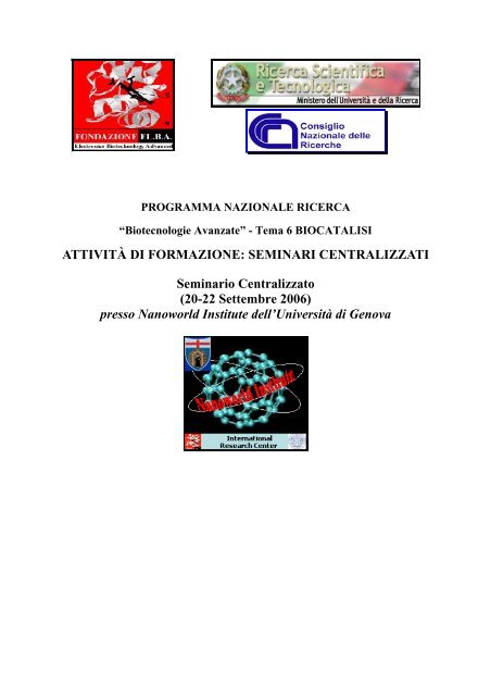 ATTIVITÀ DI FORMAZIONE - Fondazione EL.BA Nicolini