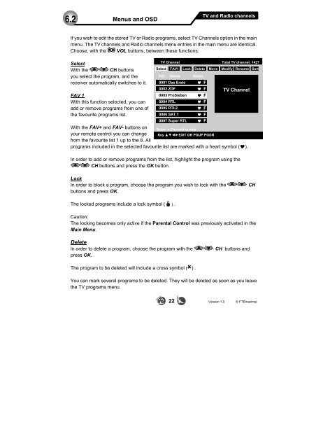 DVB-T Receiver IRD 410T - FTE Maximal