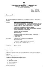 1. GV-Sitzung - .PDF - Gemeinde Gaschurn