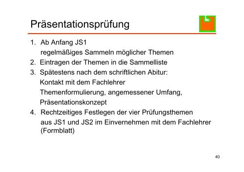 Info zur neuen Oberstufe