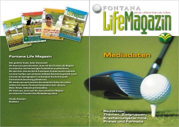 Mediadaten - Golfclub Fontana